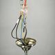 Art Deco Champagne Glass Chandelier, Czechoslovakia 1930s