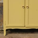 Renovated antique buffet – bright yellow
