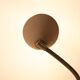 Vintage beige table lamp with gooseneck, Germany 1950s