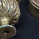 Bronze bouillotte lamp from the 19th century.