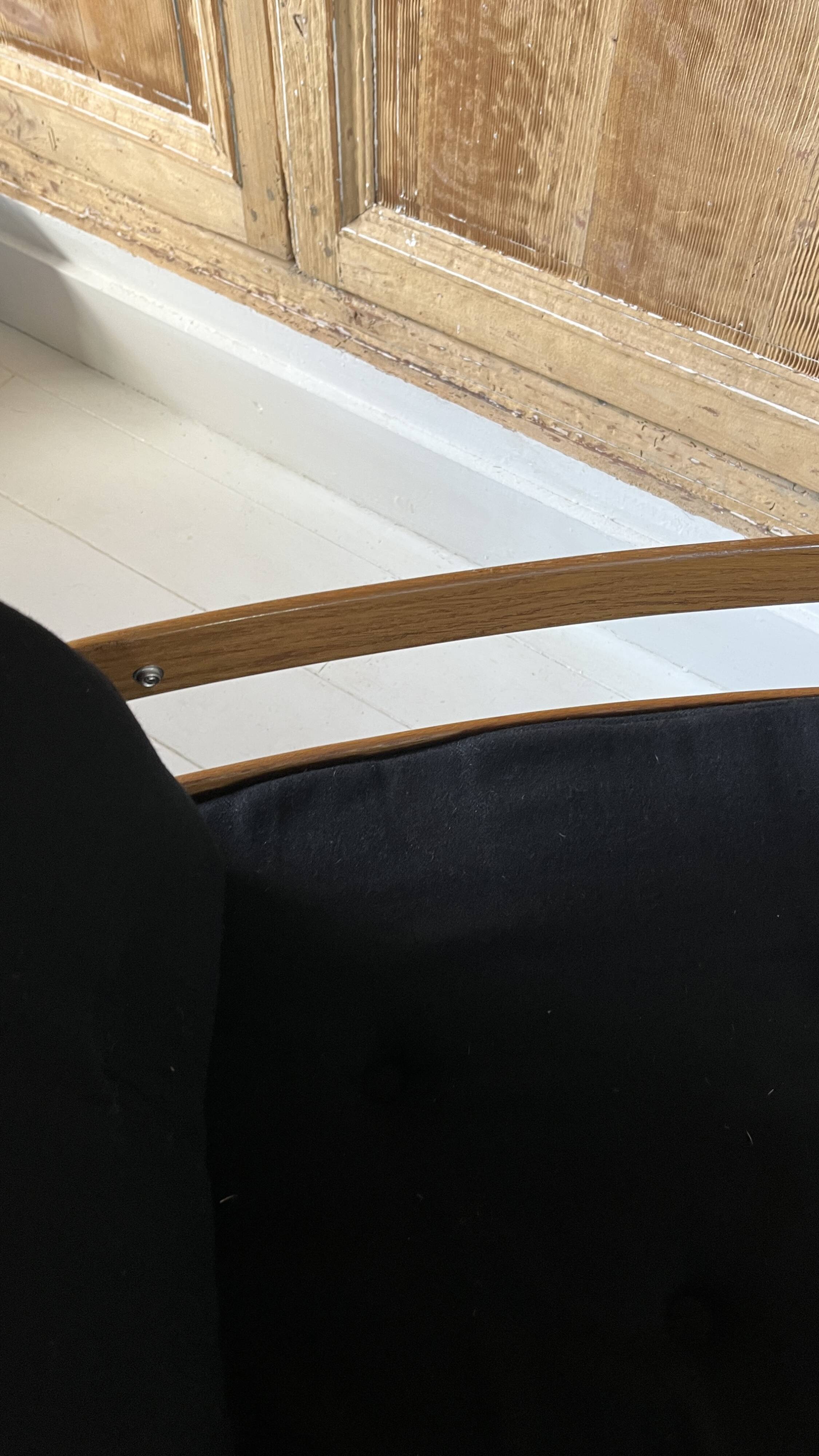 Scandinavian lounge chair COJA in wood and leather, 1960s