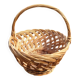 Round wicker basket