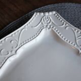 Set of 12 enameled ceramic plates
