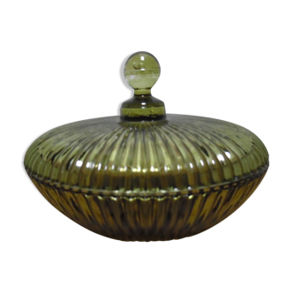 Bonbonnière ancienne en verre