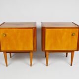 A pair of bedside tables, 1970s