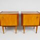 A pair of bedside tables, 1970s