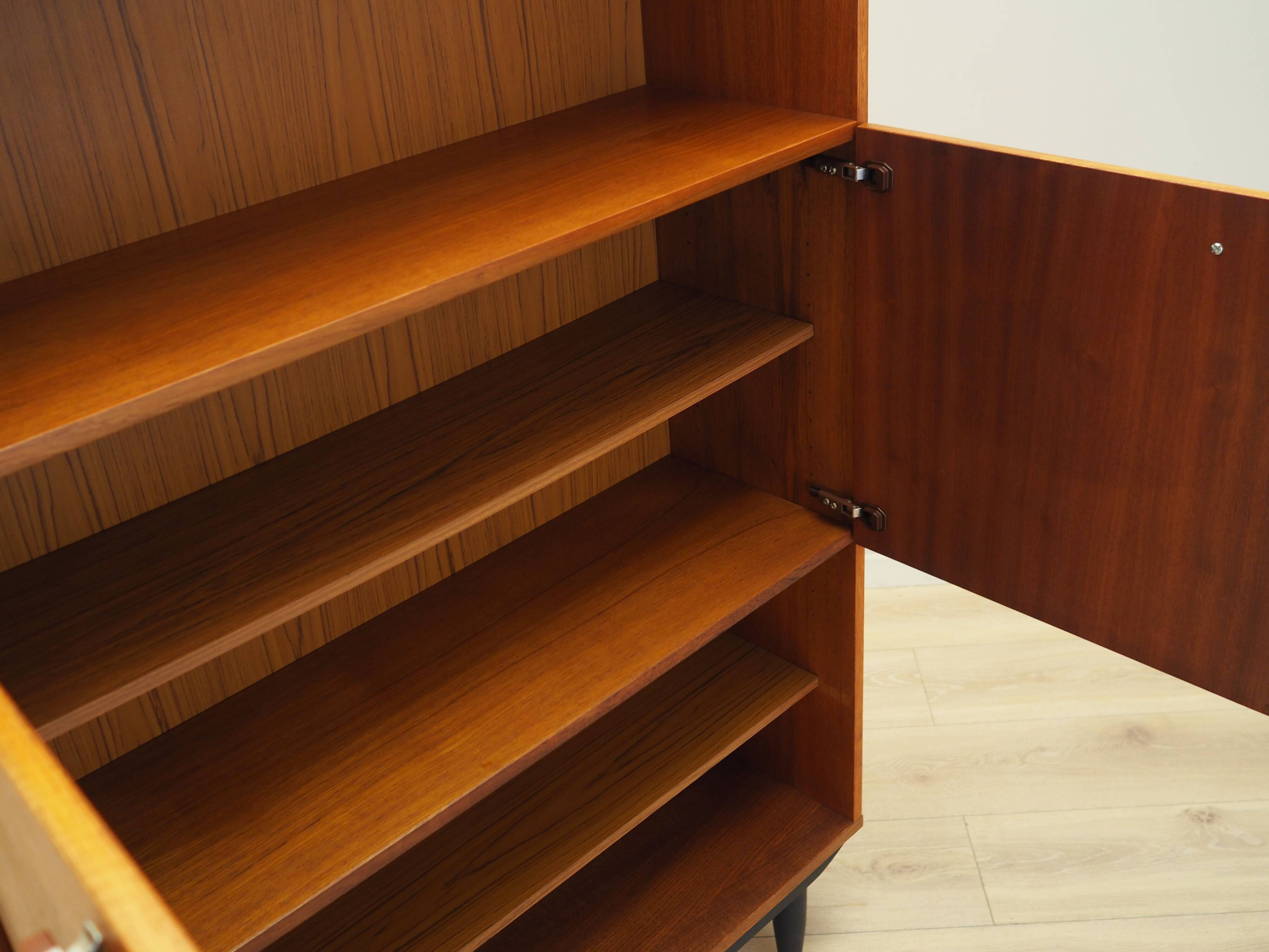 Teak bookcase, Danish design, 1970s, produced in Denmark