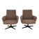 Paire de fauteuils pivotant Tchécoslovaquie 1960