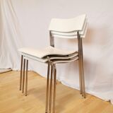 Trio de chaises Campus Lammhults Suède 1990