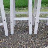 Set of 6 wooden stools