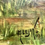 Oil painting on canvas from the early 20th century.