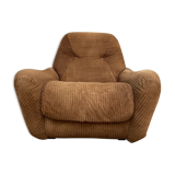 Vintage velvet armchair