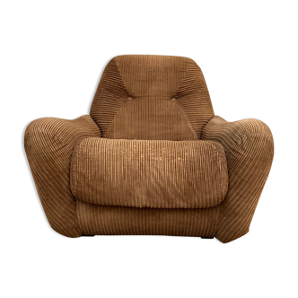 Vintage velvet armchair