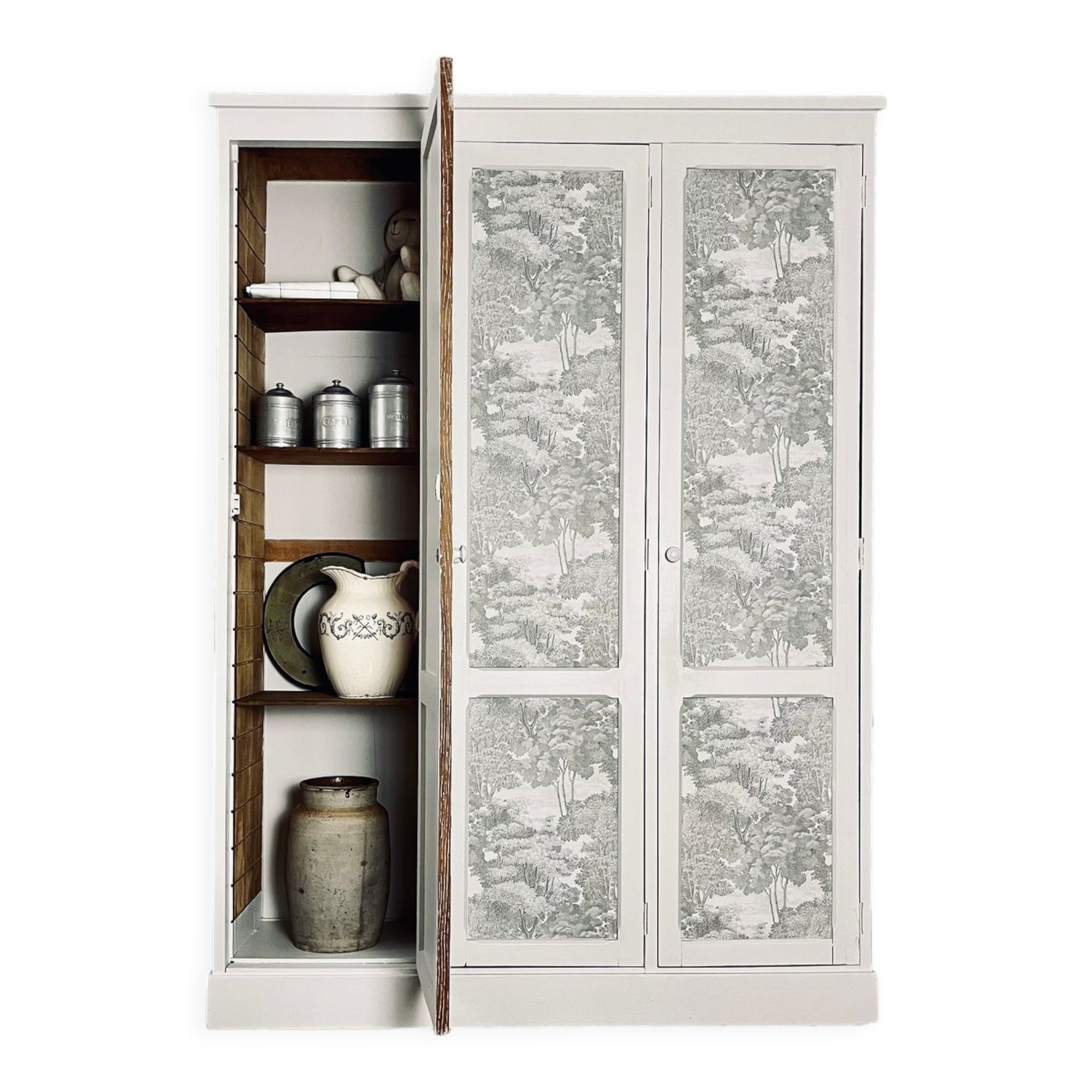 Parisian wardrobe 3 doors upcycled