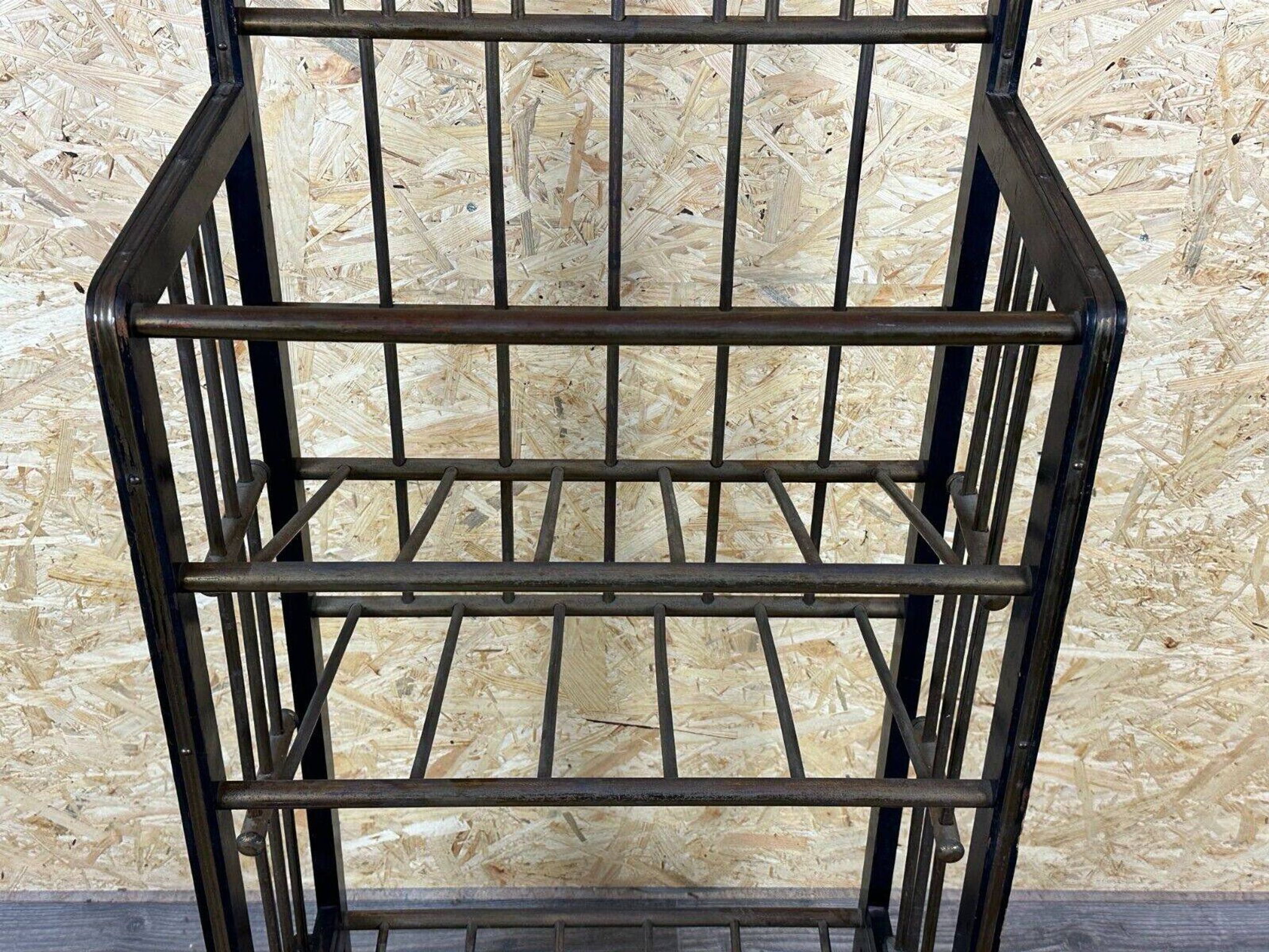 Magazine rack from Wiener Werkstätte Austria made of mahogany & brass around 1900