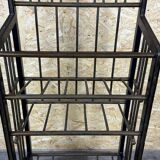Magazine rack from Wiener Werkstätte Austria made of mahogany & brass around 1900
