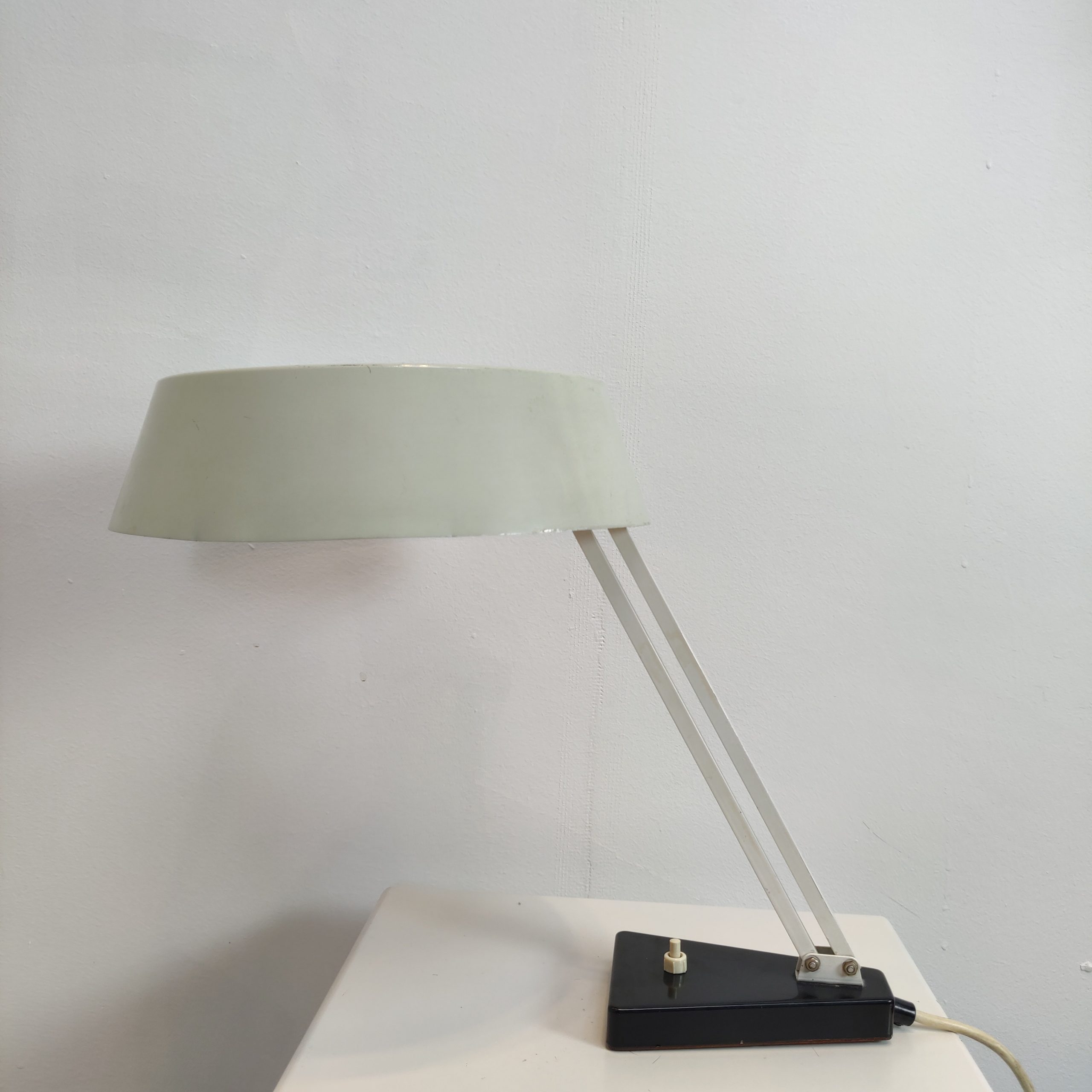 Hala-Zeist desk lamp by H. Busquet 50s