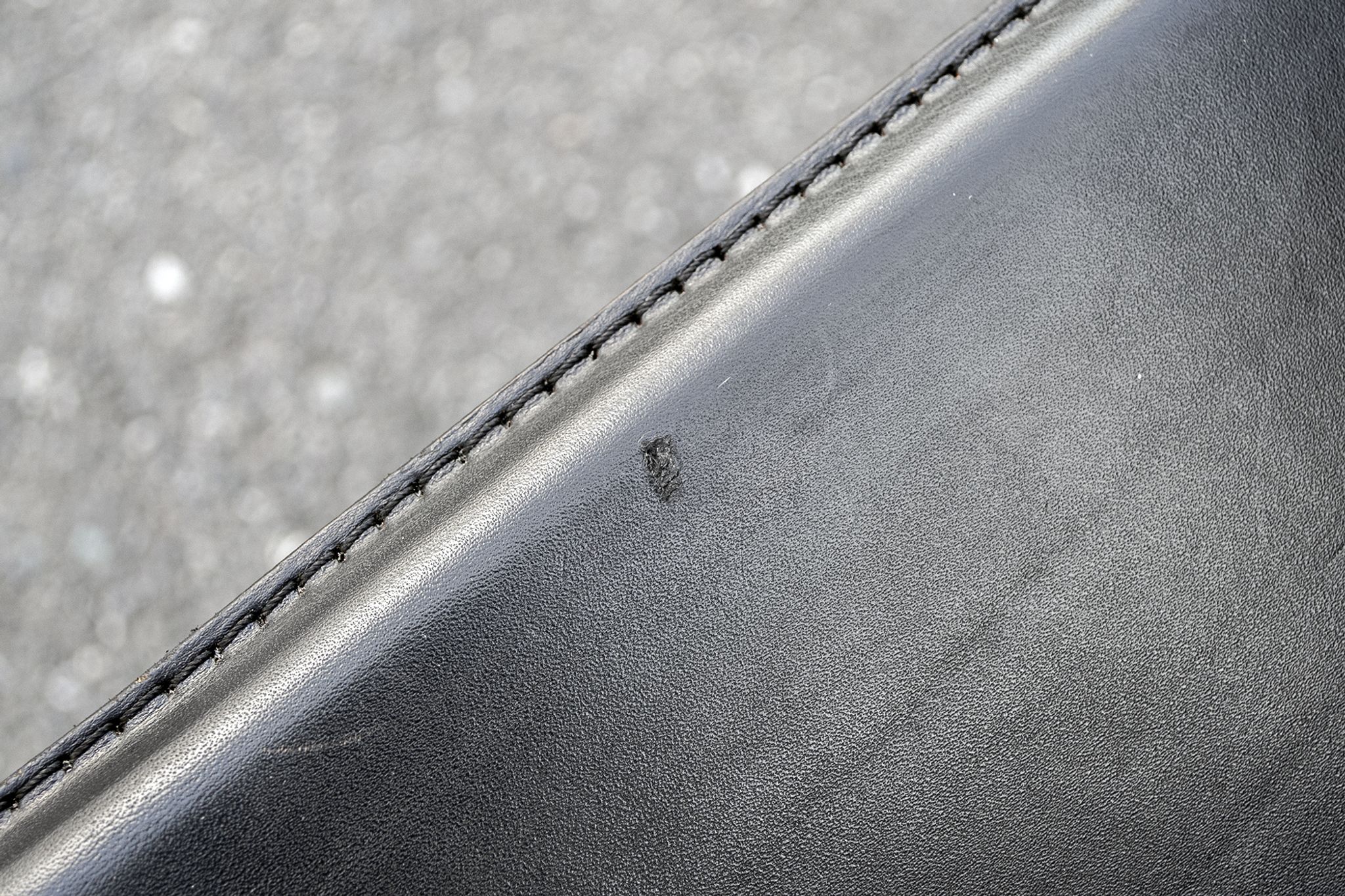 Black leather chairs by Enrico Pellizzoni, 1970s,