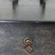 Metal safe box with key