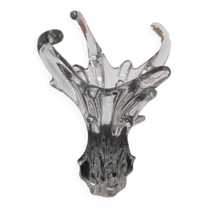 Vase en cristal vintage