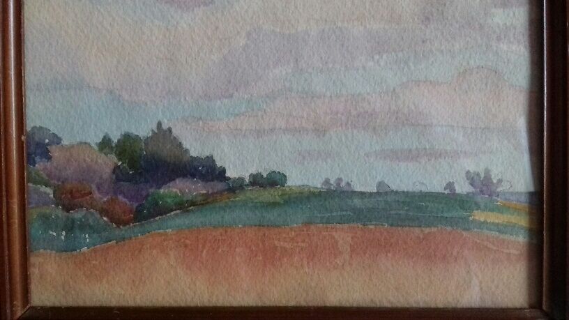 Aquarelle champêtre