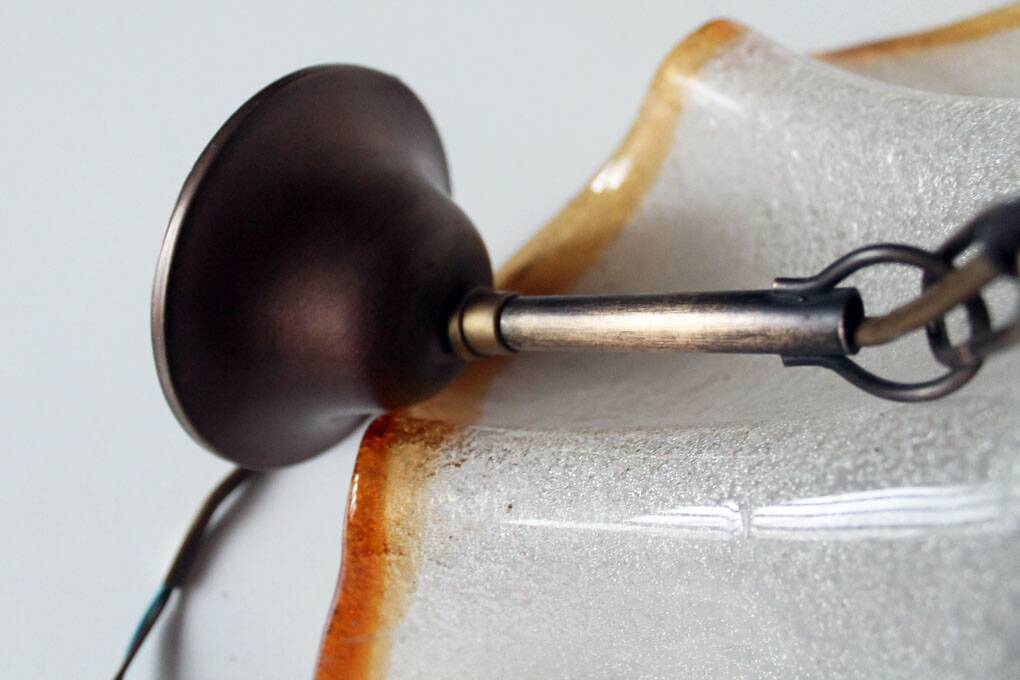 Suspension en verre de Murano, 70'