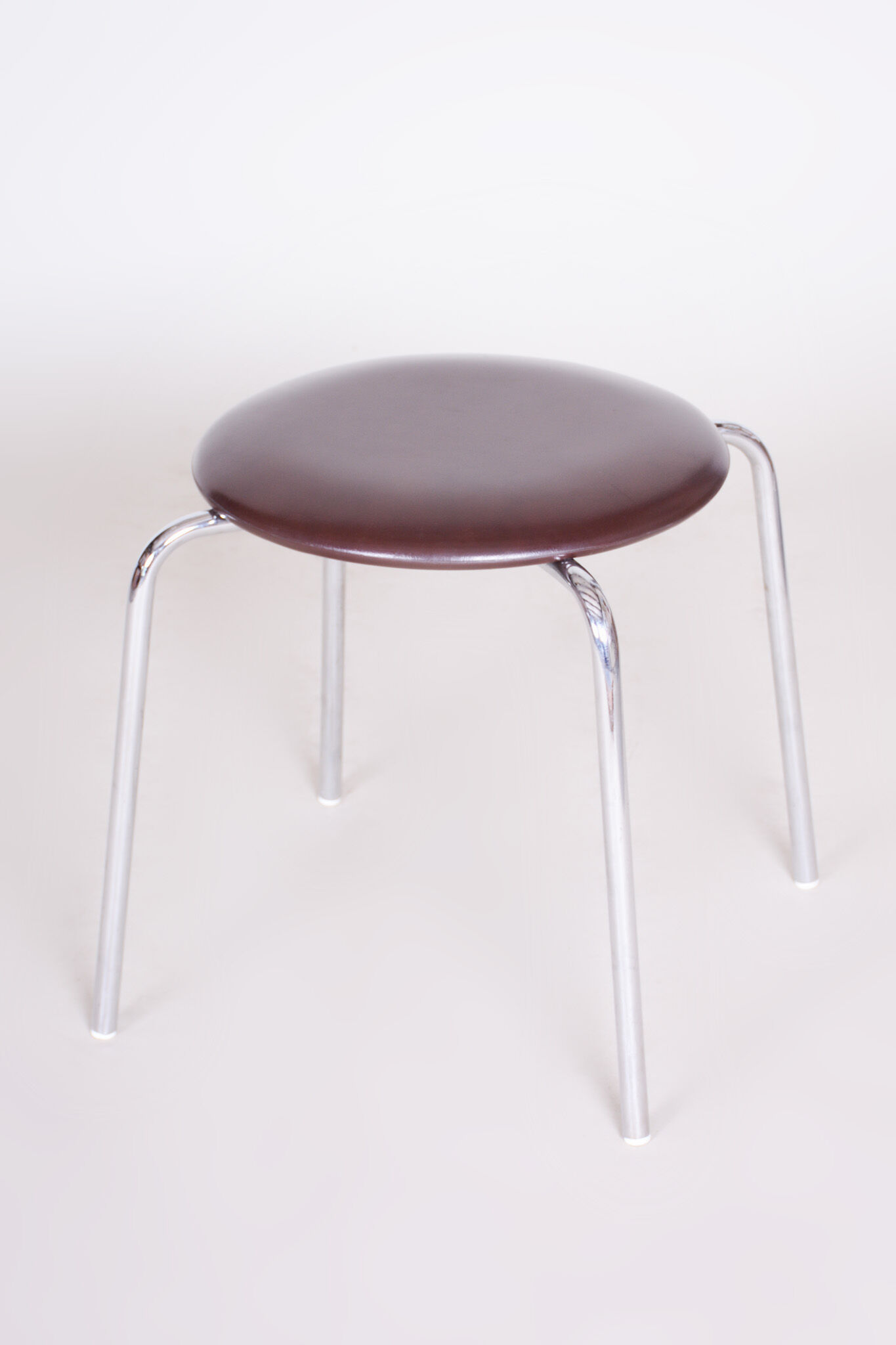 Pair of 1960s Bauhaus stools - Central European