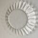 Lesieur daisy glass dessert plates