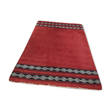 Vintage Berber wool carpet