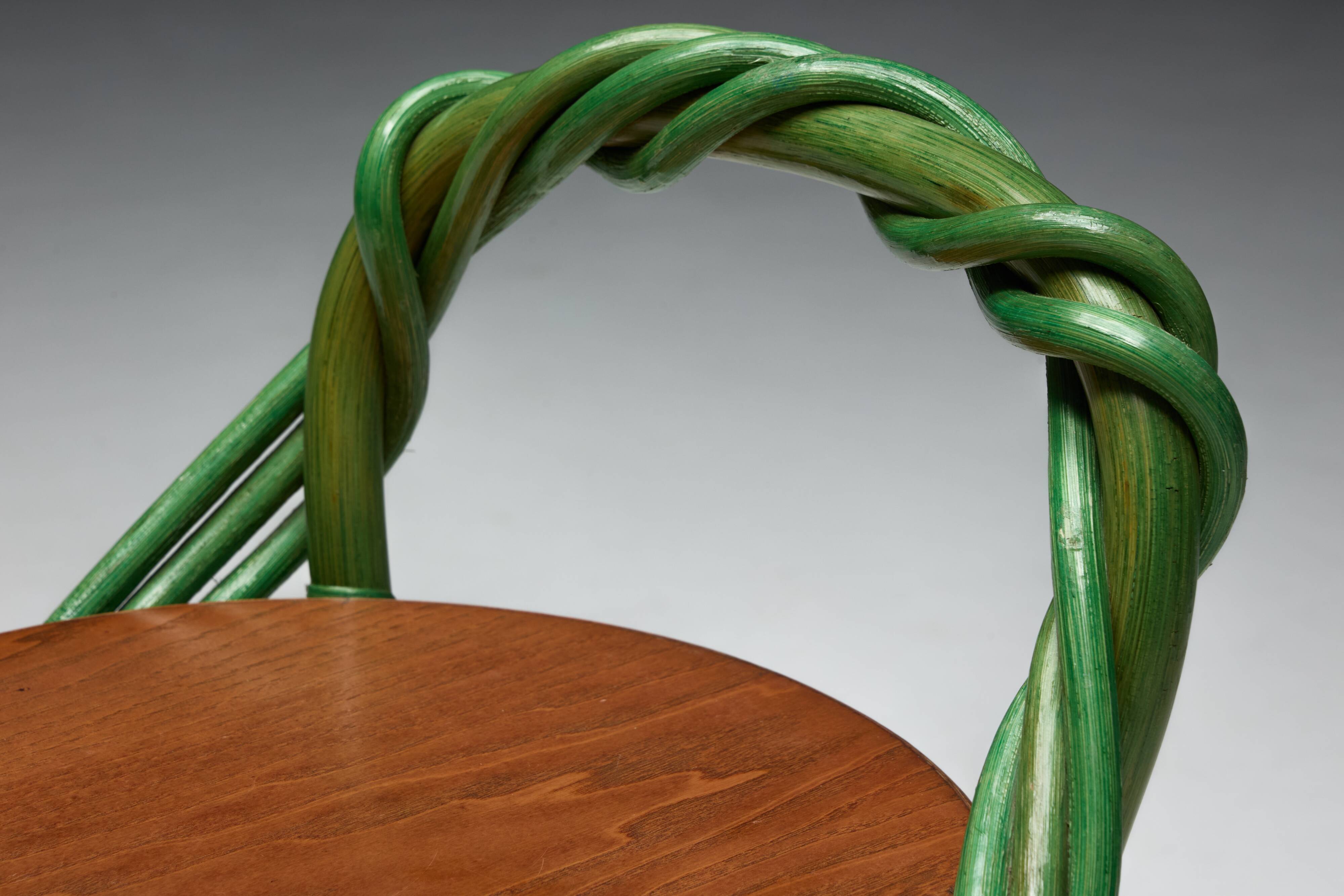 Whimsical Vine Twist Stools, France, Late 20th Century