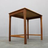 Mid-century Danish oak nesting tables with tile tops