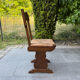 Set of 6 rustic 1970s chairs