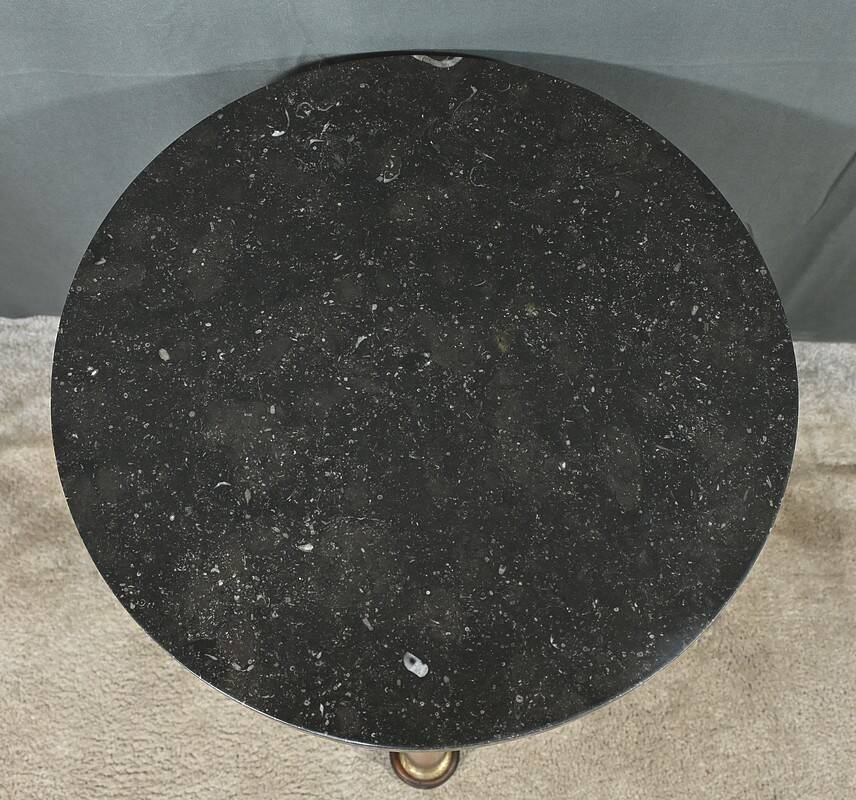 Tripod Pedestal Table in Mahogany, Empire Style – Early 20th Century