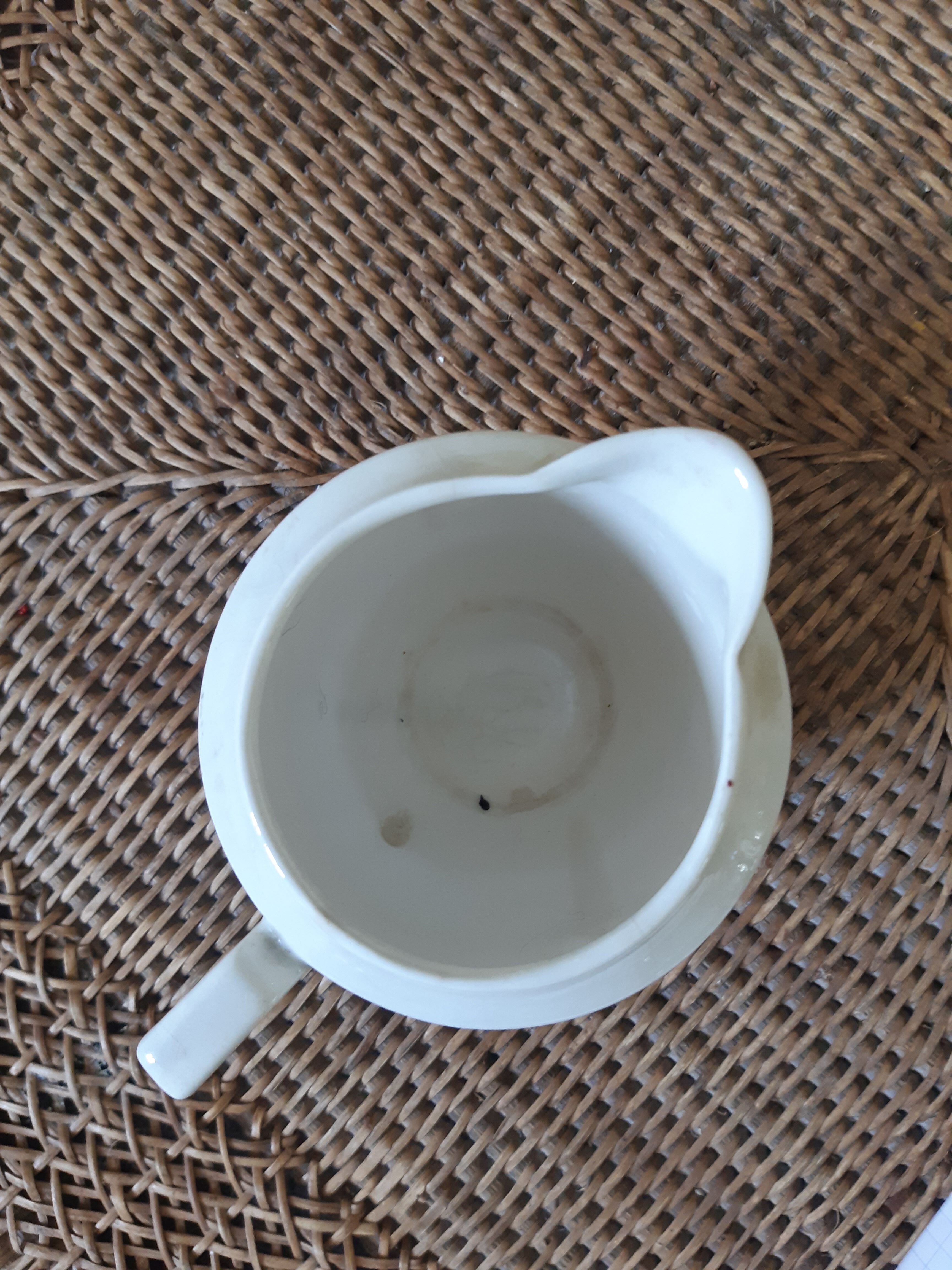 Digoin cups and creamer