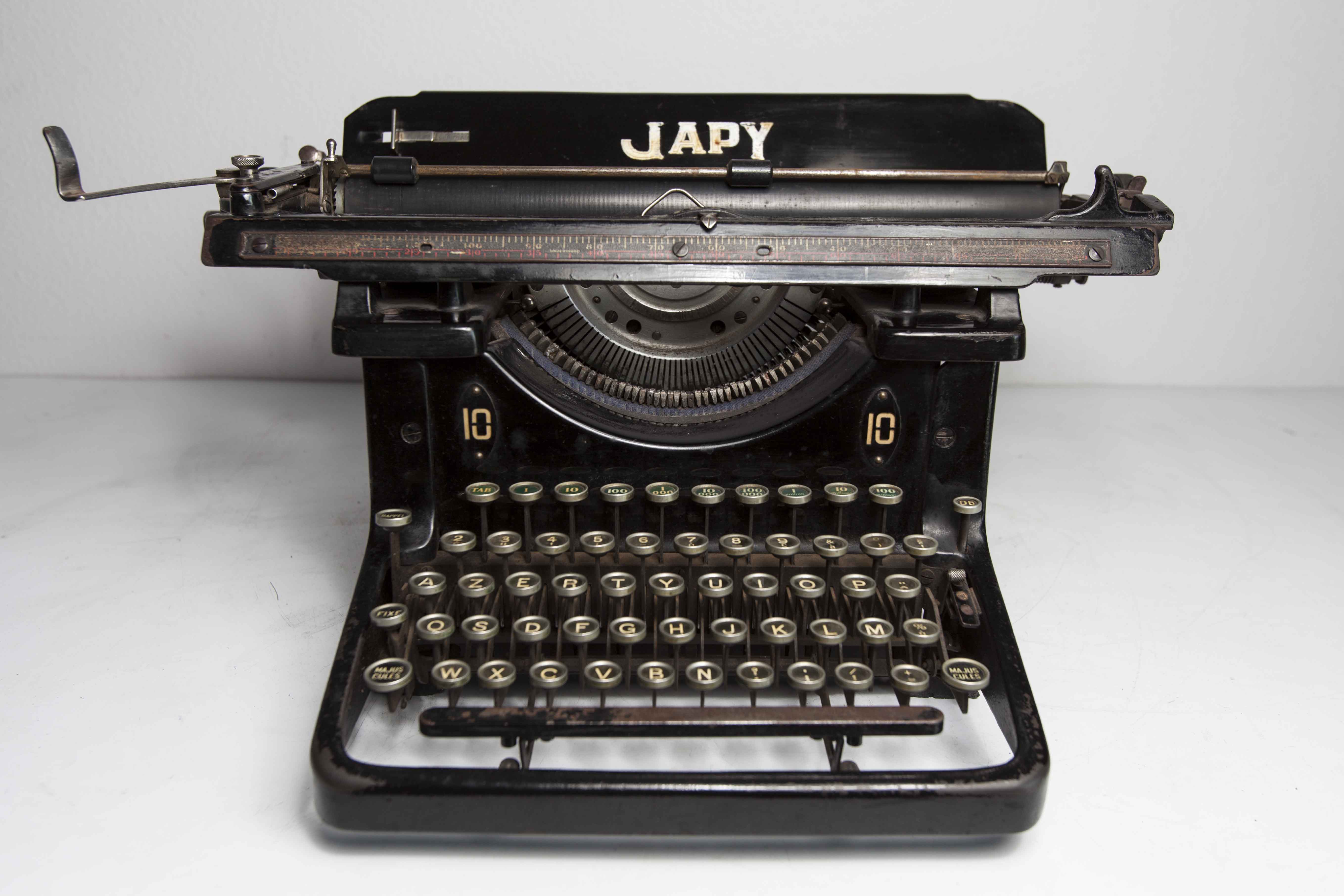 Japy Typewriter 10 1930 No.160707
