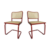 Set of 2 chairs Cesca B32 Marcel Breuer by Thonet