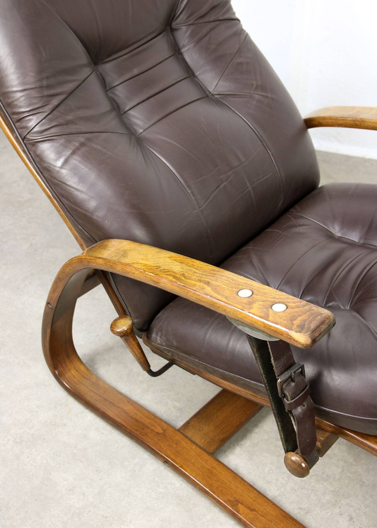 The Panter Leather Lounge Set by Arnt Lande for Westnofa, 70s