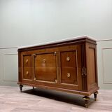 Large louis xvi style mahogany commode
