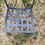 3 wrought iron garden chairs