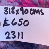 Vintage Turkish  Tribal Runner 318x90 cm veg dye wool rug tribal, handmade