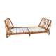 Banquette lit en rotin