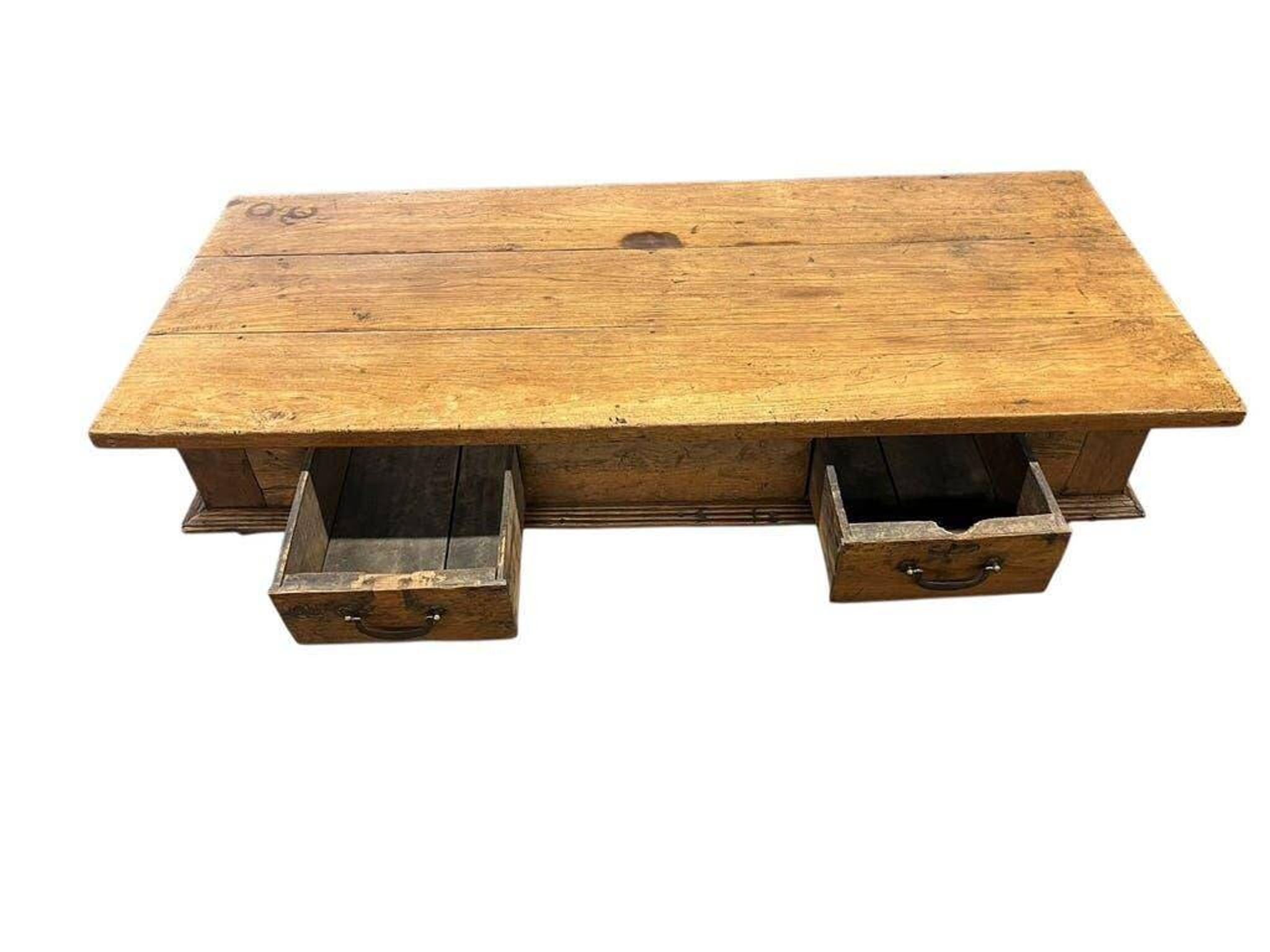 Table basse/table basse robuste vintage XL