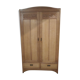 Former Parisian cabinet high in oak with pediment - 50s