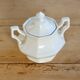 Vintage sugar bowl Johnson Brothers Pearl pattern porcelain