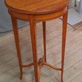 Light wood side table