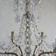 Lustre en bronze et cristal