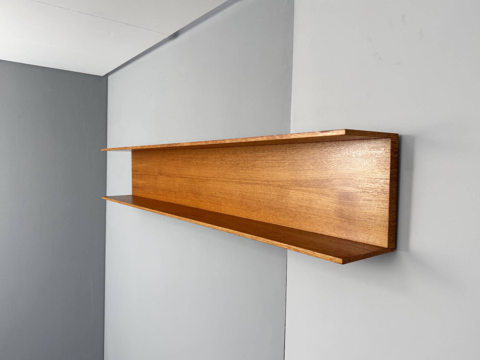 Teak Wall Shelf by Walter Wirz for Wilhelm Renz, 1960s