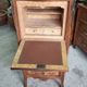 Small antique rosewood secretary with marble top ref je