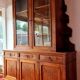 Louis Philippe period castle library in walnut circa 1830