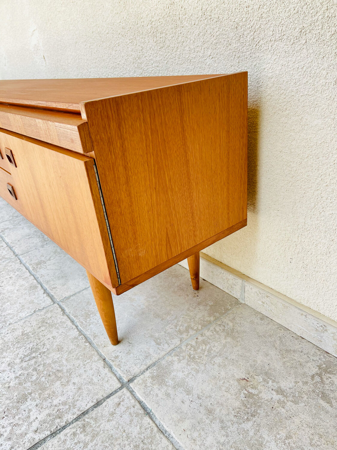 Scandinavian teak row